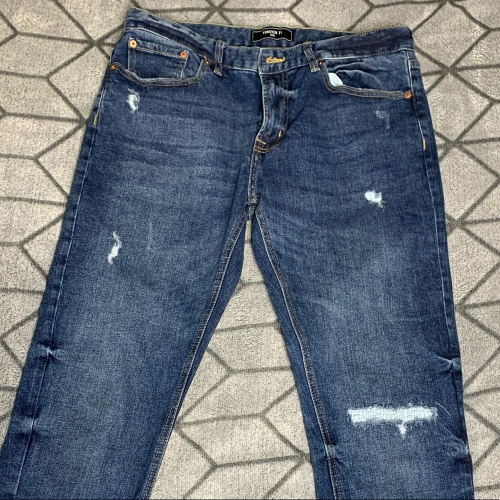 Men Distress denim jeans